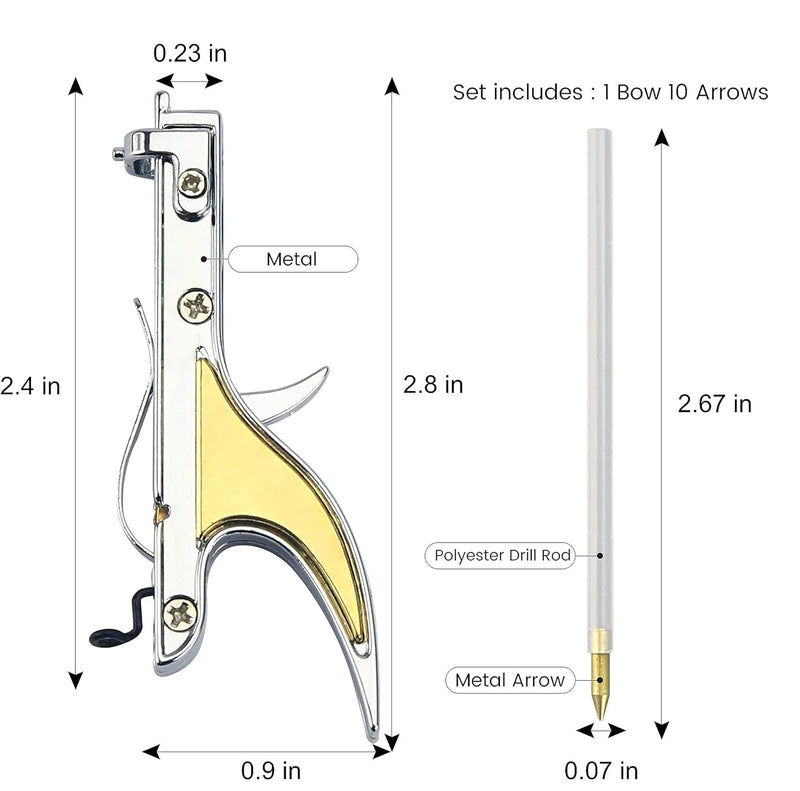 Load image into Gallery viewer, Mini Archery Crossbow DIY Assembly Kit keychain Set Right Hand Mini Crossbow Hunting Crossbow Metal Material Catapult for Hunting Shooting Practice Archery Entertainment Fun
